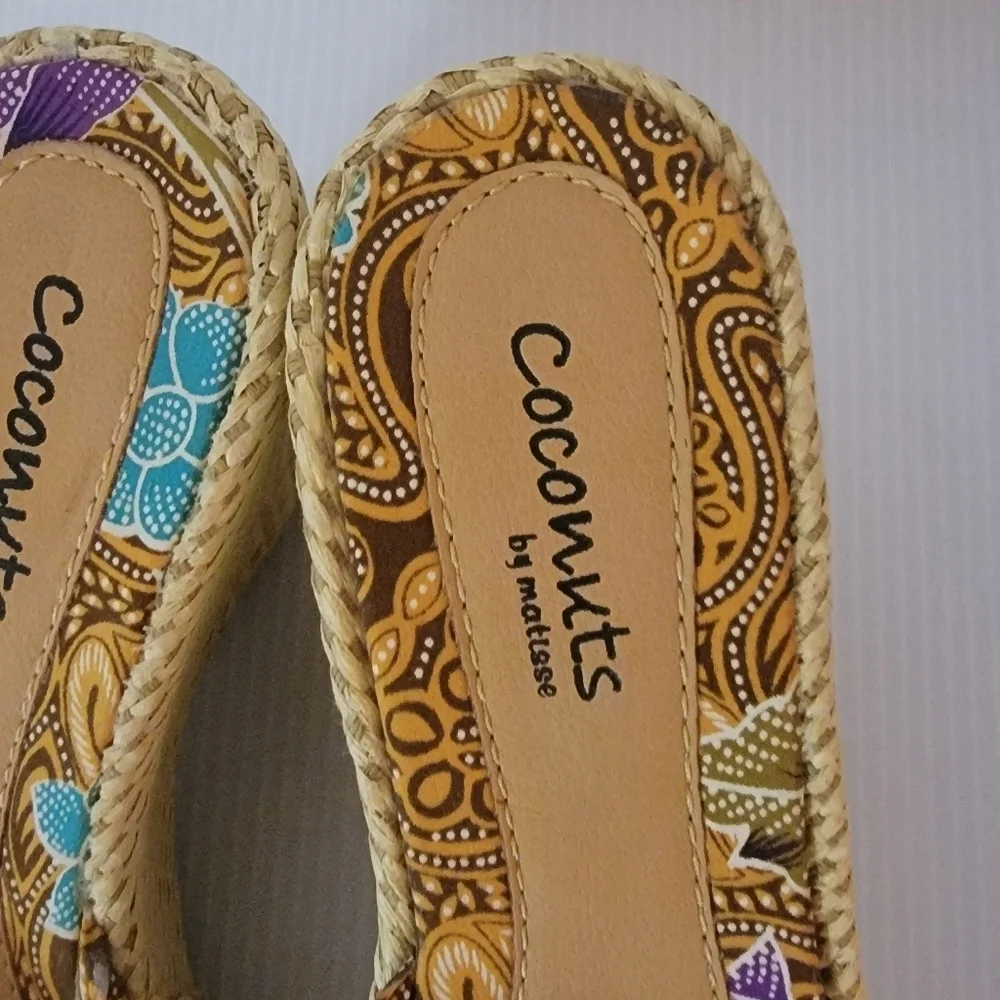 Coconut Concord Wedges sizes 7